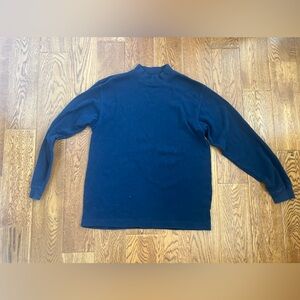 Vintage navy blue mock neck
